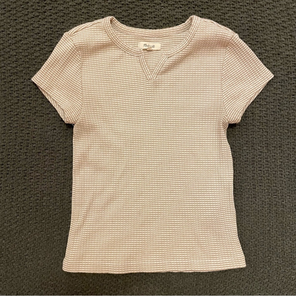 Striped Short Sleeve Top
